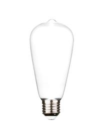 Lampadina E27 Ghost, 250lm, bianco caldo, 1 pz, Paralume: vetro, Base lampadina: alluminio, Bianco, alluminio, Ø 6 x Alt. 15 cm