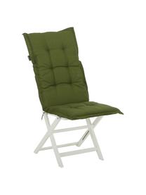 Jednofarebná podložka na stoličku Panama, Zelená