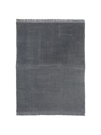Plaid Sydney, Grigio scuro, Larg. 150 x Lung. 200 cm