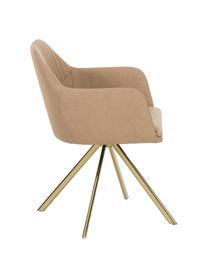 Chaise pivotante Lola, Brun clair