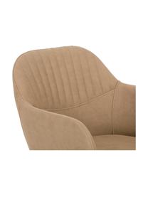 Chaise pivotante Lola, Brun clair