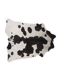 Tappeto in pelle di mucca Otto, Pelle di mucca, Nero, bianco, Pelle di mucca unica 975, 160 x 180 cm