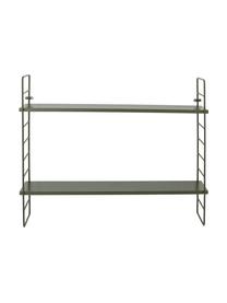 Wandrek North, Frame: bekleed ijzer, Olijfgroen, B 65 x H 50 cm