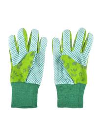 Guantes infantiles de jardinería Little Gardener, Algodón, poliéster, viscosa, PVC, Tonos verdes, An 11 x Al 20 cm