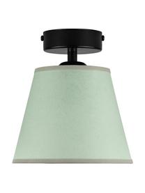 Mała lampa sufitowa z papieru Iro, Zielony, czarny, Ø 16 x W 18 cm