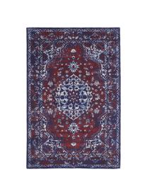 Tapis vintage Elegant, Rouge, bleu, larg. 120 x long. 180 cm (taille S)