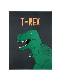 Set di poster Dinosaur, 2 pz., Stampa digitale su carta, 200 g/m², Verde, grigio, giallo, rosso, blu, Larg. 31 x Alt. 41 cm