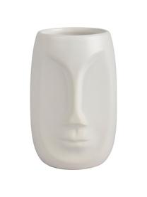 Vaso cepillo de dientes Urban, Cerámica, Blanco, Ø 7 x Al 11 cm