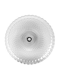 Fuente para postre Milesia, Vidrio, Transparente, Ø 33 x Al 9 cm