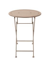 Mobilier de balcon, pliable Bovery, 3 élém., Métal, enduit, Beige, Lot de différentes tailles