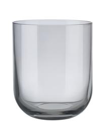 Verre à eau gris Fuum, 4 pièces, Verre, Gris, transparent, Ø 8 x haut. 9 cm, 300 ml