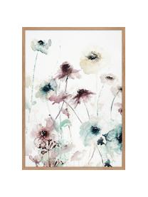 Impression sur toile encadrée Flower Dance, Multicolore