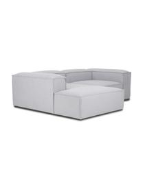 Sofá rinconera modular Lennon, Tapizado: 100% poliéster Alta resis, Estructura: madera contrachapada de p, Patas: plástico, Tejido gris claro, An 238 x F 180 cm, chaise longue izquierda