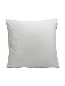 Housse de coussin imprimé graphique Elias, Blanc, bleu