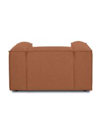 Sessel Lennon, Bezug: 100 % Polyester Der strap, Gestell: Massives Kiefernholz FSC-, Beine: Kunststoff, Webstoff Nougat, B 130 x T 101 cm