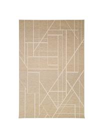 Tapis extérieur aspect velours Tempo, 100 % polypropylène, Couleur sable, larg. 190 x long. 290 cm (taille L)