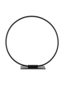 Lampada da tavolo a LED Jay, Paralume: Alluminio verniciato a po, Base della lampada: Alluminio verniciato a po, Baldacchino: nero opaco Paralume: nero opaco Cavo: nero, Ø 43 x Alt. 44 cm