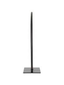 Lámpara de mesa LED Jay, Pantalla: aluminio con pintura en p, Cable: plástico, Negro mate, Ø 43 x Al 44 cm