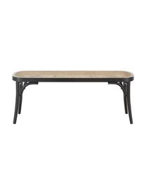 Banco con tejido vienes Franz, Asiento: ratán, Estructura: madera de abedul maciza p, Ratán, negro, An 110 x Al 46 cm