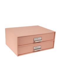 Organizer da ufficio Birger, Organizer: solido cartone laminato, Rosa cipria, Larg. 33 x Alt. 15 cm