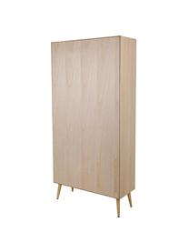 Estantería Cayetana, Estructura: tablero de fibras de dens, Beige, An 90 x Al 189 cm