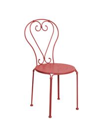 Chaise de jardin en métal Century, Rouge