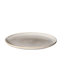 Assiette plate rustique Saisons, 6 pièces, Grès cérame, Beige, Ø 27 cm