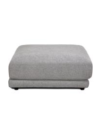 Sofa-Hocker Jasmin in Grau, Bezug: 85% Polyester, 15% Nylon , Gestell: Massives Fichtenholz FSC-, Webstoff Grau, B 105 x H 43 cm