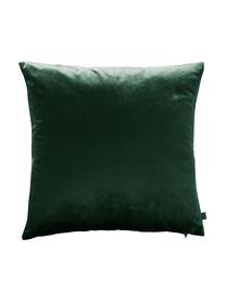 Komplet poszewek na poduszkę z aksamitu Nicole, 3 elem., 100% aksamit poliestrowy, Zielony, ciemny zielony, biały, S 50 x D 50 cm