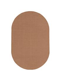 Ovale In- & outdoor vloerkleed Toronto in terracotta, 100% polypropyleen, Terracotta, B 200 x L 300 cm (maat L)