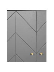 Buffet haut scandinave 2 portes Webster, Gris, anthracite