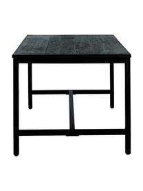 Jídelní stůl z mangového dřeva Raw, 180 x 90 cm, Černá, Š 180 cm, H 90 cm