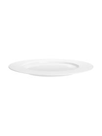 Platos postre de porcelana Fine Bone China Á Table, 6 uds., Porcelana Fine Bone China (fina de hueso)
Fine Bone China es una pasta de porcelana fosfática que se caracteriza por su brillo radiante y translúcido., Blanco, Ø 24 cm