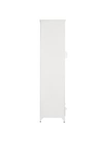 Armoire vitrée Looki avec portes vitrées, Blanc