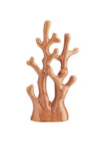 Dekorácia z kameniny Coral, Kamenina, Oranžová, Š 14 x V 28 cm