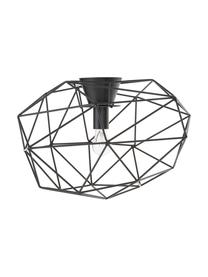 Lampa sufitowa Diamond, Mosiądz lakierowany, Czarny, Ø 50 x W 32 cm