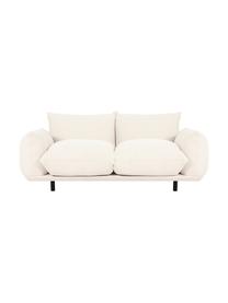 Sofa Saga (2-Sitzer), Bezug: 100% Polyester 35.000 Sch, Gestell: Massives Birkenholz, Füße: Metall, pulverbeschichtet, Webstoff Beige, B 170 x T 103 cm