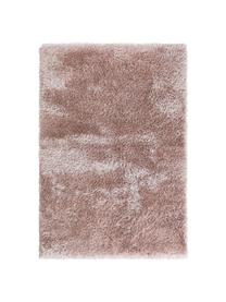 Glänzender Hochflor-Teppich Lea in Rosa, 50% Polyester, 50% Polypropylen, Rosa, B 300 x L 400 cm (Größe XL)
