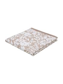 Asciugamano con motivo floreale Matiss, Taupe, fantasia, Asciugamano, Larg. 50 x Lung.100 cm
