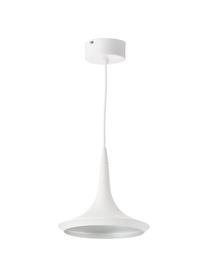 Kleine LED-Pendelleuchte Swing, Lampenschirm: Metall, Baldachin: Metall, Weiss, Creme, Ø 22 cm