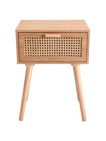 Comodino in legno con intreccio viennese Romeo, Legno, beige, Larg. 40 x Alt. 56 cm