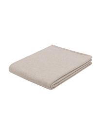 Fein gestrickte Cashmere-Decke Viviana in Beige, 70% Kaschmir, 30% Wolle, Beige, B 130 x L 170 cm