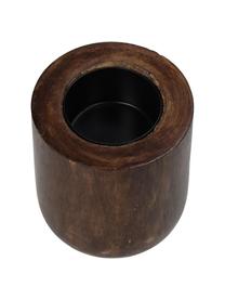 Bougeoir en bois Light, Bois, Bois foncé, Ø 7 x haut. 8 cm