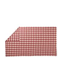 Baumwoll-Tischdecke Ester, 100 % Baumwolle, Rot, Weiß, kariert, Für 6 - 10 Personen (B 145 x L 250 cm)