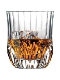 Vasos old fashioned de cristal Adagio, 6 uds., Cristal, Transparente, Ø 9 x Al 10 cm. 350 ml