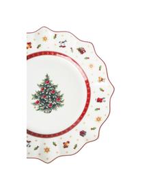 Service de table en porcelaine Delight, 4 personnes (12 élém.), Porcelaine Premium, Blanc, rouge, imprimé, 4 personnes (12 élém.)