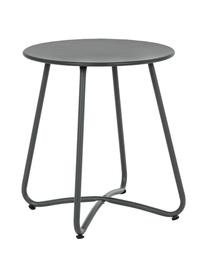 Table basse de jardin en métal Wissant, Acier, revêtement par poudre, Gris foncé, Ø 40 x haut. 45 cm