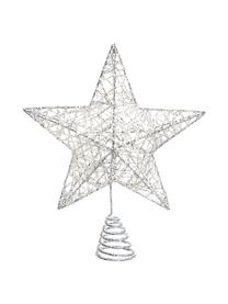 Decoración para punta del árbol Star, Hierro, Blanco, L 20 x Al 23 cm