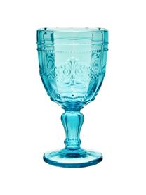 Wijnglazen Syrah met structuurpatroon, 6-delig, Glas, Meerkleurig, Ø 9 x H 15 cm, 230 ml