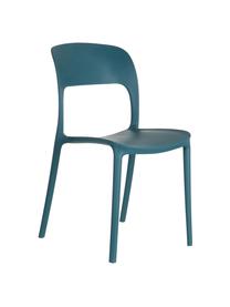 Krzesło z tworzywa sztucznego Valeria, Tworzywo sztuczne (PP), Niebieski, S 43 x G 43 cm
